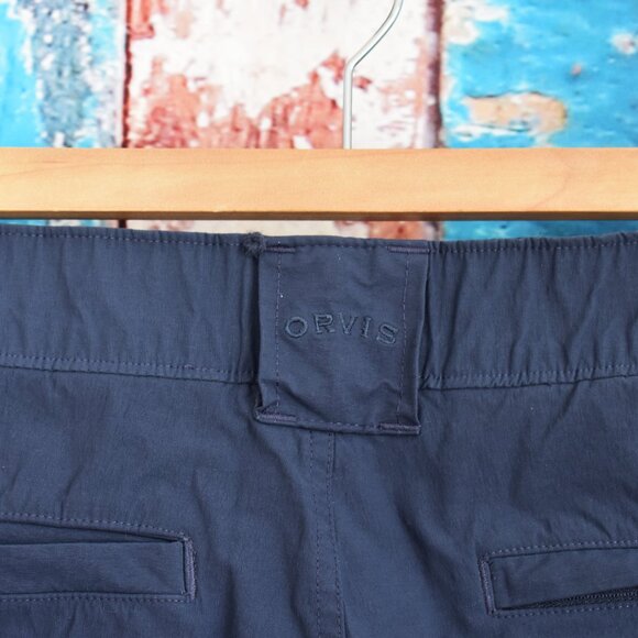 Men's Orvis Voyager Cargo Shorts Fishing 9" Inseam SIZE 40 Blue PRE-OWNED - Picture 9 of 10